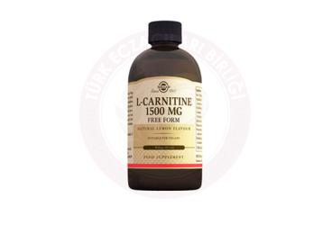 SOLGAR L-CARNITINE ORAL SOLUSYON 1500 mg/15 ml 15 ml şişe