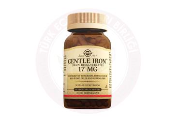 SOLGAR GENTLE IRON KAPSUL 17 mg 90 kapsül