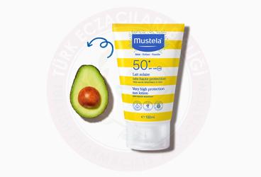 MUSTELA VERY HIGH PROTECTION SUN LOTION - COK YUKSEK KORUMA FAKTORLU GUNES LOSYONU  100 ml tüp