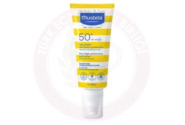 MUSTELA VERY HIGH PROTECTION SUN LOTION - COK YUKSEK KORUMA FAKTORLU GUNES LOSYONU  200 ml tüp