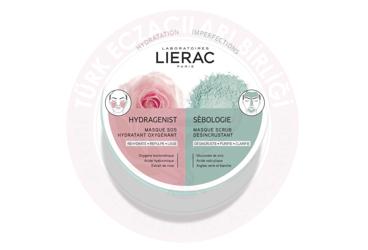 LIERAC DUO MASK HYDRAGENIST & SEBOLOGIE  2x6 ml kutu