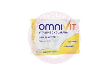 OMNIVIT VITAMIN C GUARANA CIGNEME TABLET  24 tablet