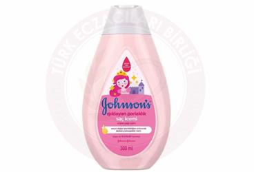 JOHNSON'S ISILDAYAN PARLAKLIK SAC KREMI  300 ml şişe