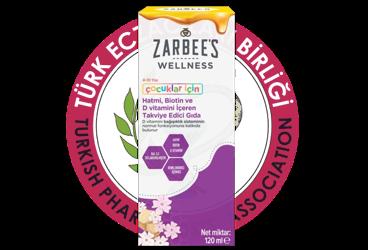 ZARBEE'S WELLNESS HATMI, BIOTIN VE D VITAMINI ICEREN TAKVIYE EDICI GIDA  120 ml şişe