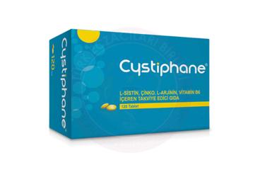 CYSTIPHANE L-SISTIN, CINKO, L-ARJININ, VITAMIN B6 ICEREN TAKVIYE EDICI GIDA  120 tablet