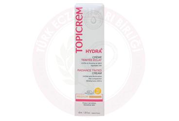 TOPICREM MEDIUM RADIANCE TINTED CREAM  40 ml tüp