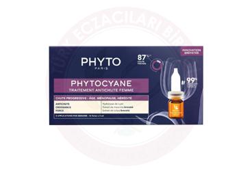 PHYTO PHYTOCYANE KADINLAR ICIN SAC DOKULMESI KARSITI BAKIM SERUMU  12x5 ml ampul