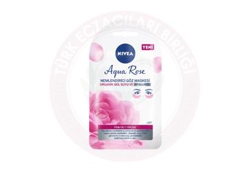 NIVEA AQUA ROSE ORGANIK GUL SUYU ICEREN GOZ MASKESI 1 adet