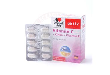DOPPELHERZ VITAMIN C, CINKO, VITAMIN E DEPO TABLET  40 tablet