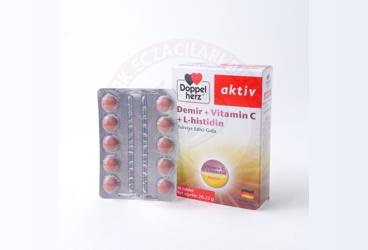 DOPPELHERZ DEMIR, VITAMIN C, L-HISTIDIN TABLET  30 tablet