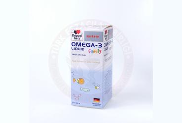 DOPPELHERZ OMEGA 3 LIQUID FAMILY SURUP  250 ml şişe