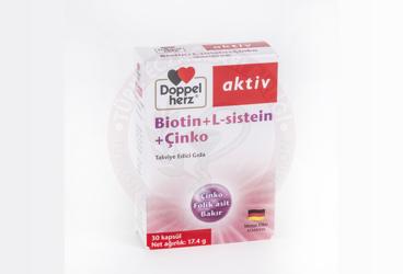 DOPPELHERZ BIOTIN, L-SISTEIN, CINKO KAPSUL  30 kapsül
