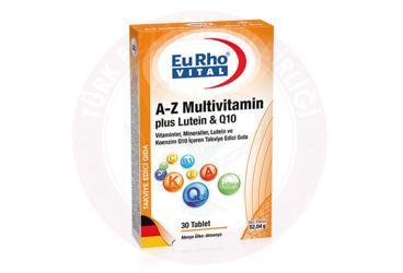 EURHO VITAL A-Z MULTIVITAMIN PLUS LUTEIN Q10 TABLET  30 tablet