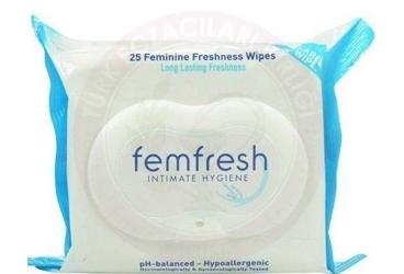 FEMFRESH GENITAL ISLAK MENDIL  25 adet