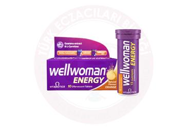 VITABIOTICS WELLWOMAN ENERGY TAKVIYE EDICI GIDA  10 tablet