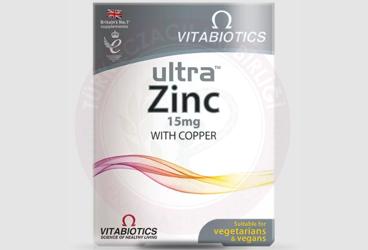 VITABIOTICS ULTRA ZINC TAKVIYE EDICI GIDA 15 mg 60 tablet