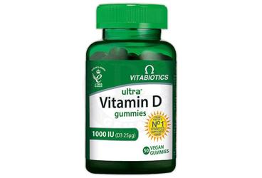 VITABIOTICS ULTRA VITAMIN D GUMMIES 1000 IU 50 tablet