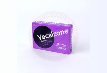VOCALZONE FRENKUZUMLU SEKERSIZ PASTIL  24 pastil