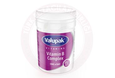 VALUPAK VITAMIN B COMPLEX TAKVIYE EDICI GIDA TABLET  60 tablet
