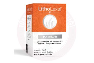 LITHOLEXAL MATRIX-B LITOTAMNIYON VE VITAMIN D3 ICEREN TAKVIYE EDICI GIDA  60 tablet