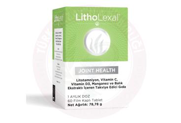 LITHOLEXAL JOINT HEALTH LITOTAMNIYON, VITAMIN C, VITAMIN D3, MANGANEZ VE BALIK EKSTRAKTI ICEREN TAKVIYE EDICI GIDA  60 tablet