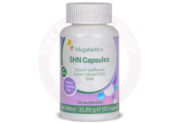 MEGABIOTICS SHN CAPSULES TAKVIYE EDICI GIDA  60 kapsül