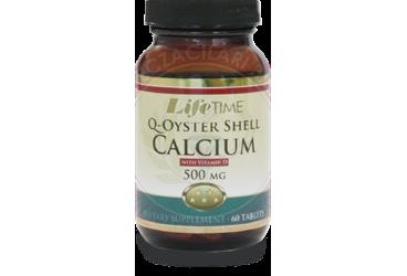 LIFE TIME Q-OYSTER SHELL CALCIUM WITH VITAMIN D TABLET  60 tablet