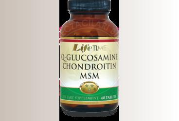 LIFE TIME Q-GLUCOSAMINE & CHONDROITIN MSM TABLET  60 tablet