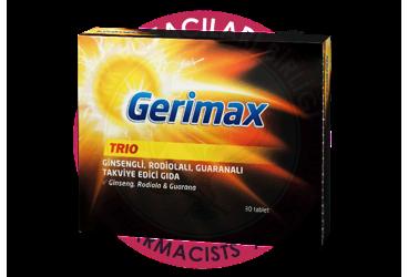 GERIMAX TRIO GINSENGLI, RODIOLALI, GUARANALI TABLET  30 tablet