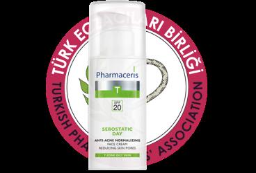 PHARMACERIS T SEBOSTATIC DAY ANTI-ACNE NORMALIZING FACE CREAM SPF20  50 ml şişe