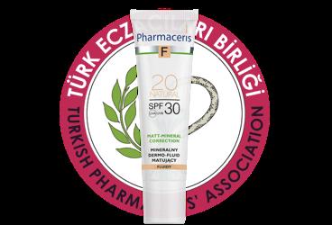 PHARMACERIS F MATT-MINERAL CORRECTION MINERALNY DERMO FLUID MATUJACY FOUNDATION SPF30 20 NATURAL  30 ml şişe