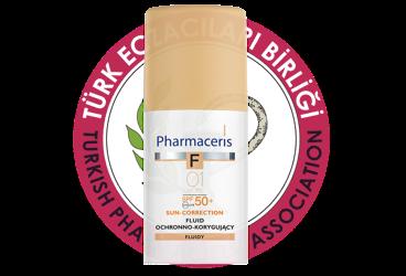 PHARMACERIS S PROTECTIVE & CORRECTIVE FLUID FOUNDATION SPF50 01 IVORY  30 ml şişe