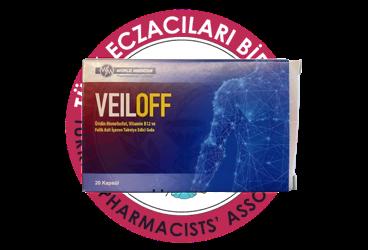 VEILOFF URIDIN MONOFOSFAT, VITAMIN B12 VE FOLIK ASIT ICEREN TAKVIYE EDICI GIDA KAPSUL  20 kapsül