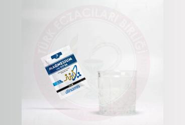 DINAMIS MAGNESIUM WITH B6 MAGNEZYUM VE VIITAMIN B6 ICEREN TAKVIYE EDICI GIDA  20 saşe