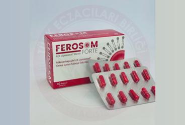 FEROSOM FORTE LCE LIPOZOMAL DEMIR ICEREN KAPSUL TAKVIYE EDICI GIDA  40 kapsül
