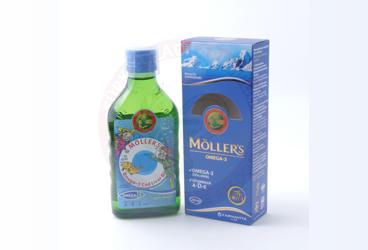 MOLLERS COD LIVER OIL OMEGA-3 ICEREN TUTTI FRUTTI AROMALI TAKVIYE EDICI GIDA  250 ml şişe