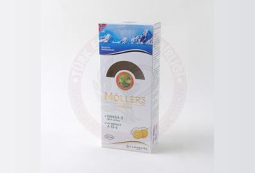 MOLLERS COD LIVER OIL OMEGA-3 ICEREN LIMON AROMALI TAKVIYE EDICI GIDA  250 ml şişe
