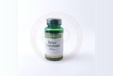 NATURES BOUNTY BETA KAROTEN KAPSUL 3,5 mg 60 kapsül