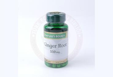 NATURES BOUNTY GINGER ROOT KAPSUL 550 mg 60 kapsül