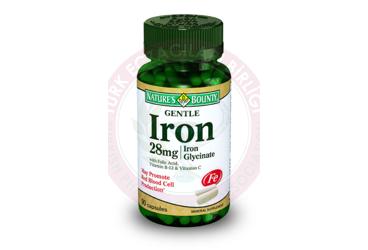NATURES BOUNTY GENTLE IRON KAPSUL 28 mg 90 kapsül