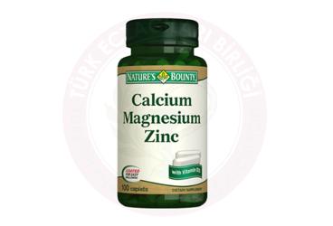 NATURES BOUNTY CALCIUM MAGNESIUM ZINC KAPLET  100 tablet