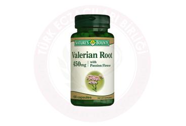NATURES BOUNTY VALERIAN ROOT WITH PASSION FLOWER KAPSUL  100 kapsül