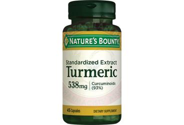NATURES BOUNTY TURMERIC STANDARDIZED EXTRACT KAPSUL 538 mg 45 kapsül