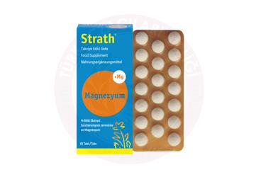STRATH MAGNEZYUM ICEREN TAKVIYE EDICI GIDA TABLET  40 tablet