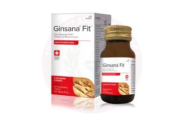 GINSANA FIT KORE GINSENGI G115, VITAMIN VE MINERAL ICEREN TAKVIYE EDICI GIDA  60 tablet