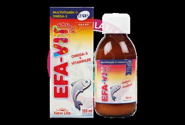 NEW LIFE EFA-VIT FRUITY SURUP  120 ml şişe