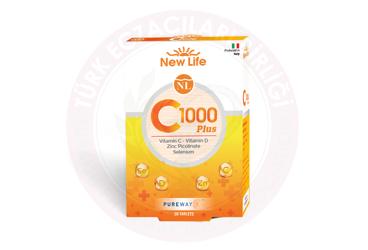 NEW LIFE C 1000 PLUS TAKVIYE EDICI GIDA  30 tablet