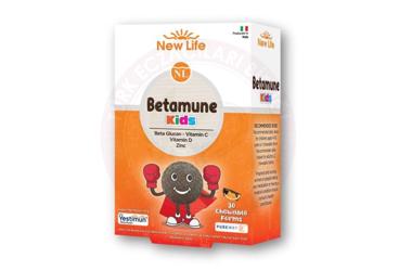 NEW LIFE BETAMUNE KIDS TAKVIYE EDICI GIDA CIGNENEBILIR TABLET  30 tablet