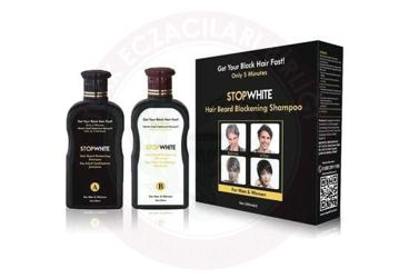 STOPWHITE SAC SIYAHLASTIRICI SAMPUAN  2x200 ml şişe