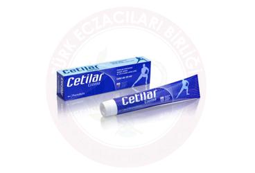 CETILAR EKLEM, KAS VE TENDONLAR ICIN SETILLENMIS YAG ASITLERI ICEREN KREM  50 ml tüp